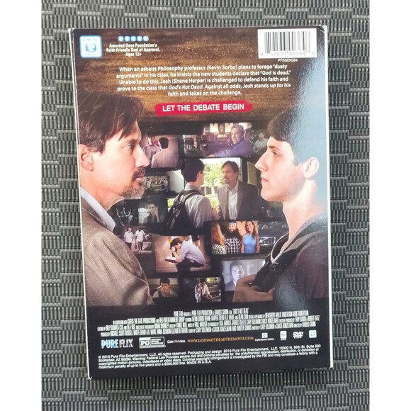 Gods Not Dead DVD 2013 Pure Flix Drama Faith Based Inspirational Movie Complete - Picture 2 of 10